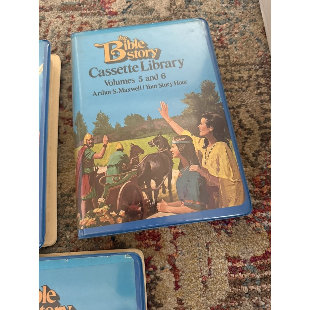 The Bible Story Cassette Library Vol 1–10 Arthur S Maxwell Complete Set Pre Own - Picture 3 of 11